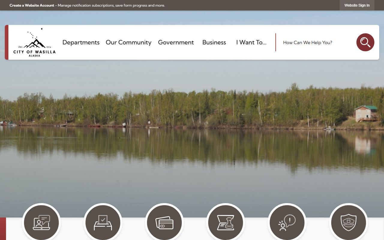 Wasilla Alaska dissolution of marriage official city information