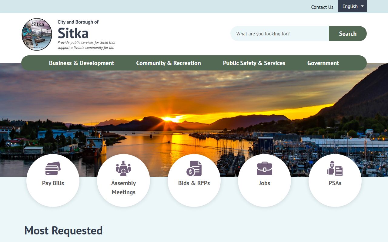 Sitka City and Borough Alaska dissolution of marriage records